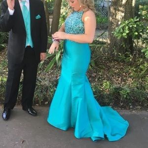 Green/Teal prom dress